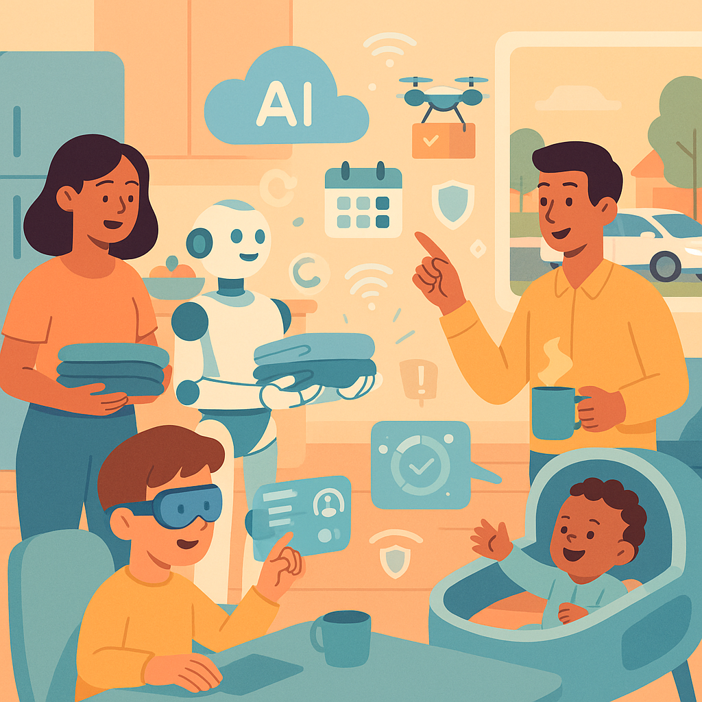 AI teknologi i børnefamilier - fremtidens smarte hjem og digitale hjælpere