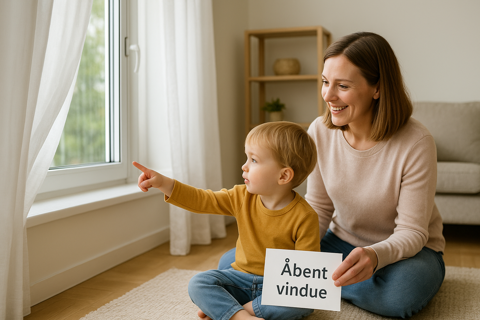 Alfabetlege med Å-ord i hjemmet for børn