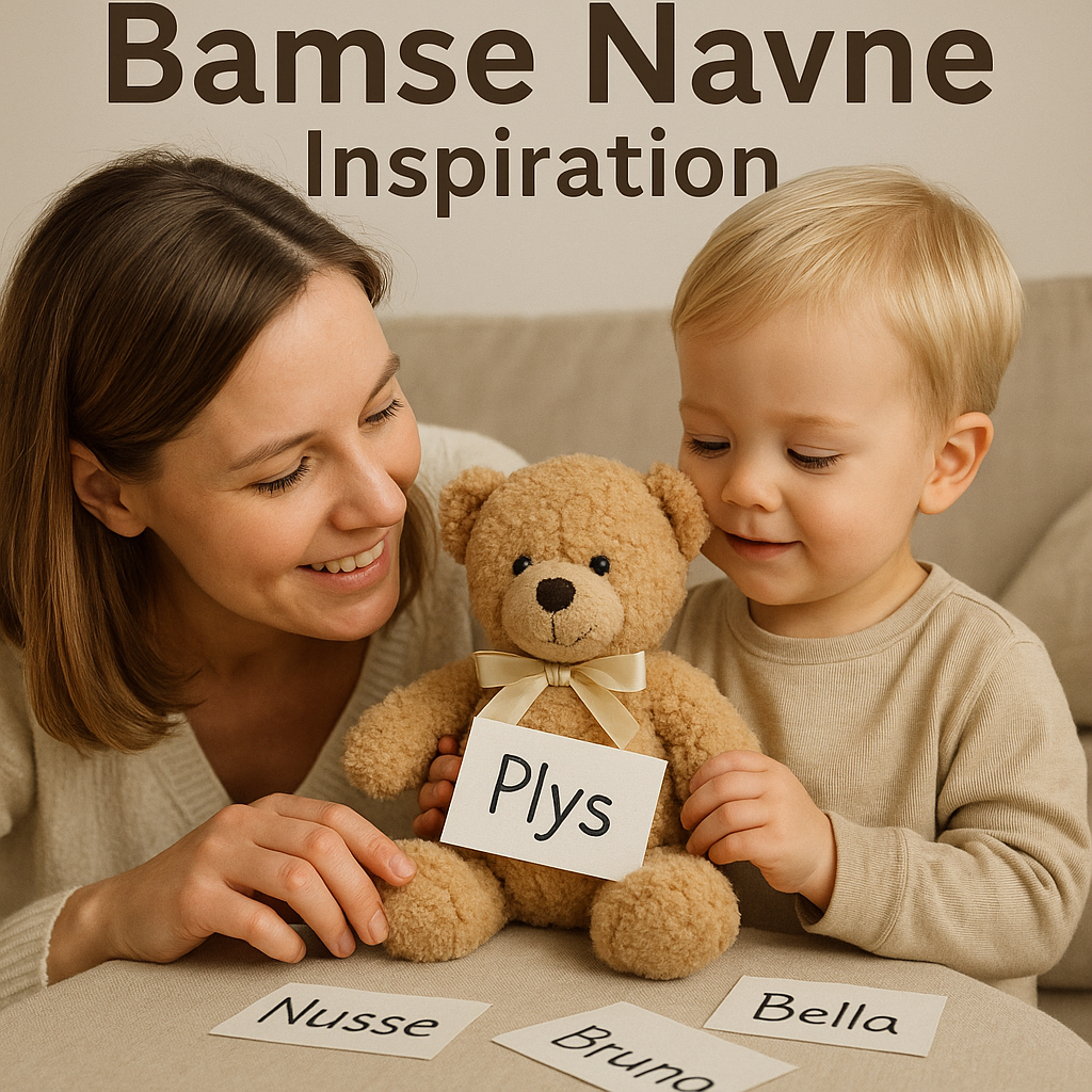 Hyggelige bamse-navne - inspiration til bamser og teddybjørne