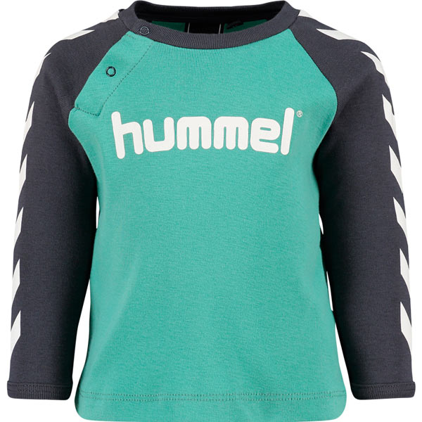 grøn sweatshirt med sorte ærmer