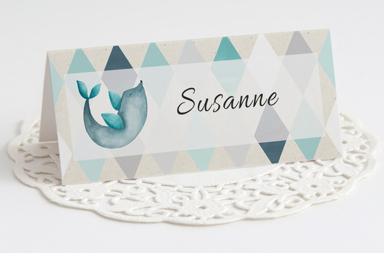 bordkort-til-barnedåb-med-delfin-motiv