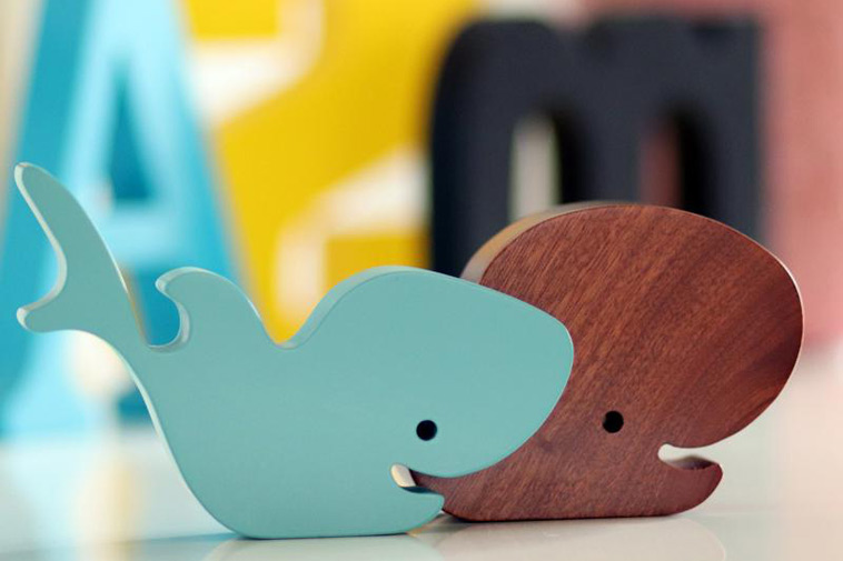 hval og haj træfigur