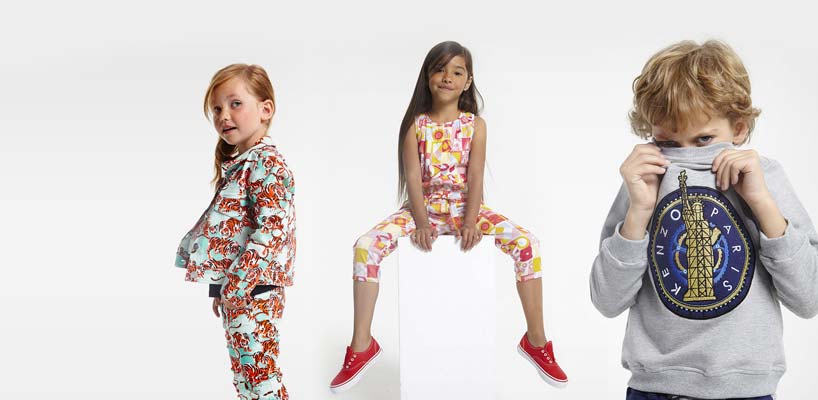 børn i kenzo kids tøj