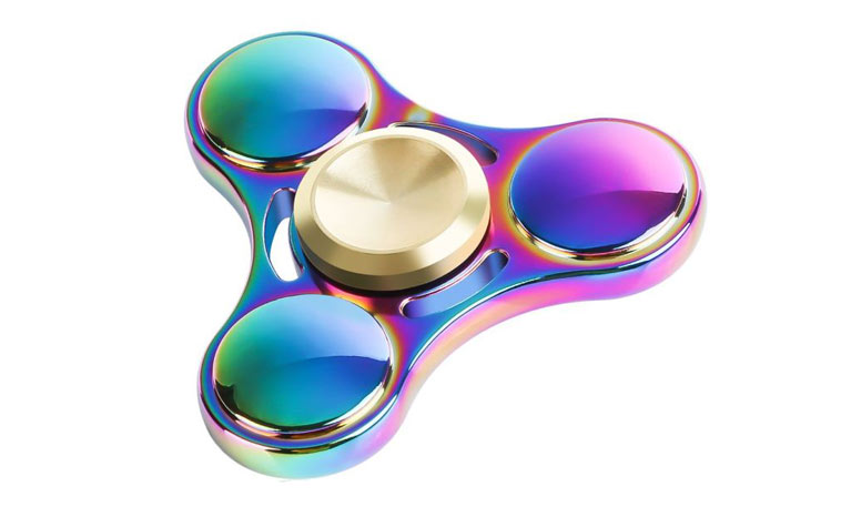 fidget spinner metallic