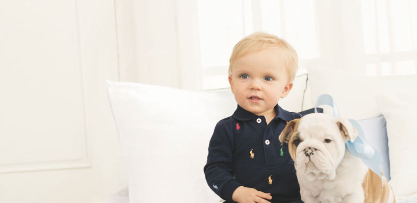 lille dreng i skjorte fra polo ralph lauren
