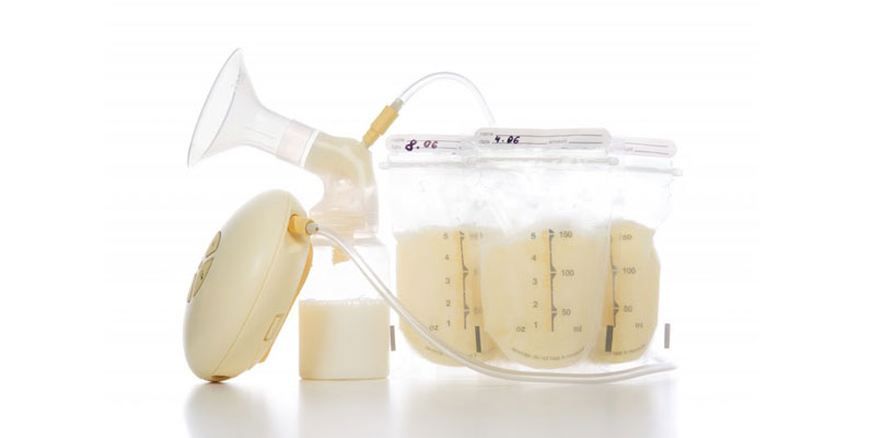 modermælk i opbevaringsposer