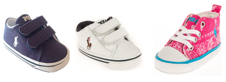 Baby sneakers fra Ralph Lauren