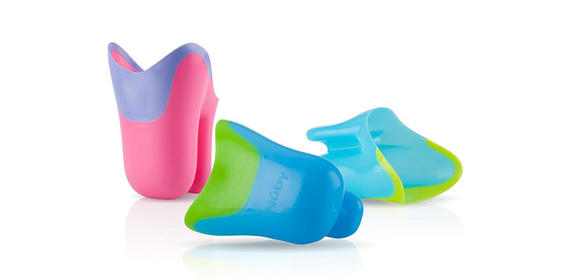 3 shampoo rinse cups i forskellige farver