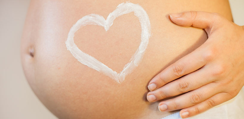 gravid mave med hjerte