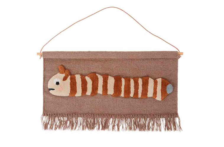 vægophæng med larve